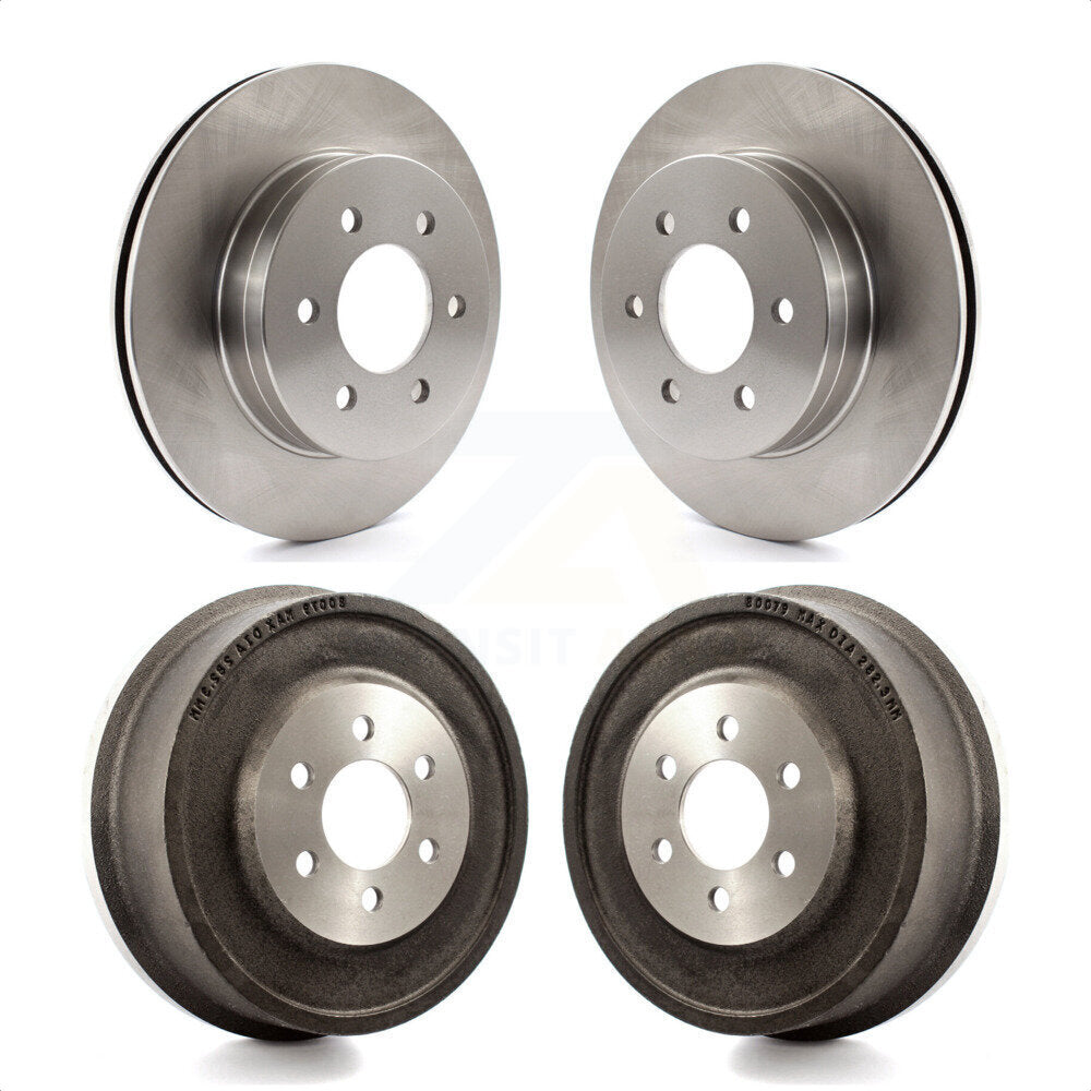 Front Rear Disc Brake Rotors Drums Kit For Dodge Dakota Durango K8-102112