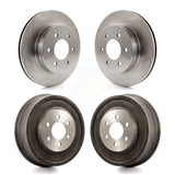 Front Rear Disc Brake Rotors Drums Kit For Dodge Dakota Durango K8-102112