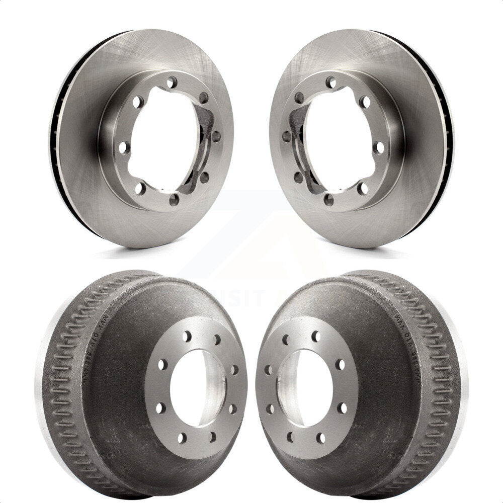 Front Rear Disc Brake Rotors Drums Kit For GMC K2500 Chevrolet Suburban K3500 K8-101967
