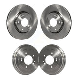 Front Rear Disc Brake Rotors Drums Kit For Hyundai Elantra K8-102163