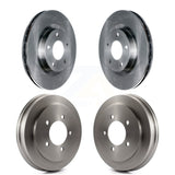Front Rear Disc Brake Rotors Drums Kit For Jeep Patriot Compass Dodge Caliber Chrysler Sebring Avenger K8-101996