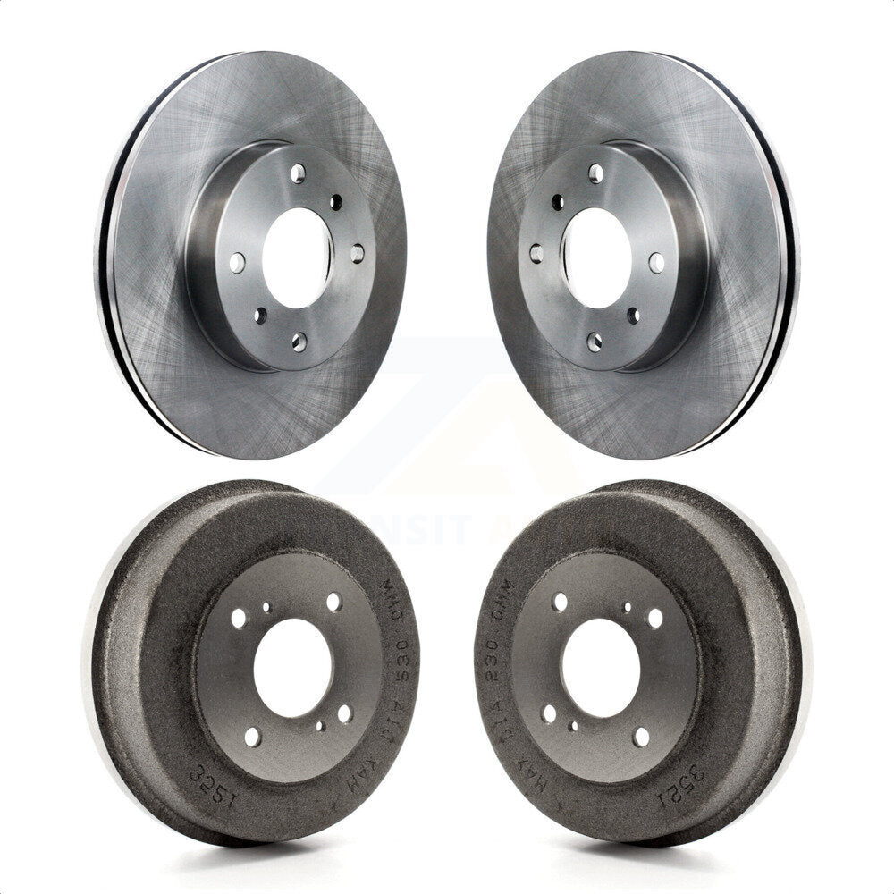 Front Rear Disc Brake Rotors Drums Kit For Nissan Altima K8-102056