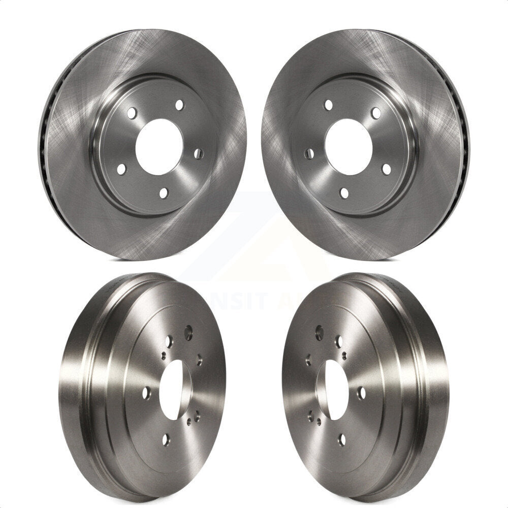Front Rear Disc Brake Rotors Drums Kit For Nissan NV200 Chevrolet City Express K8-101974