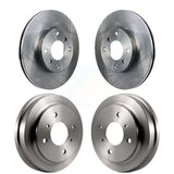 Front Rear Disc Brake Rotors Drums Kit For Nissan Sentra 2.0L K8-102170