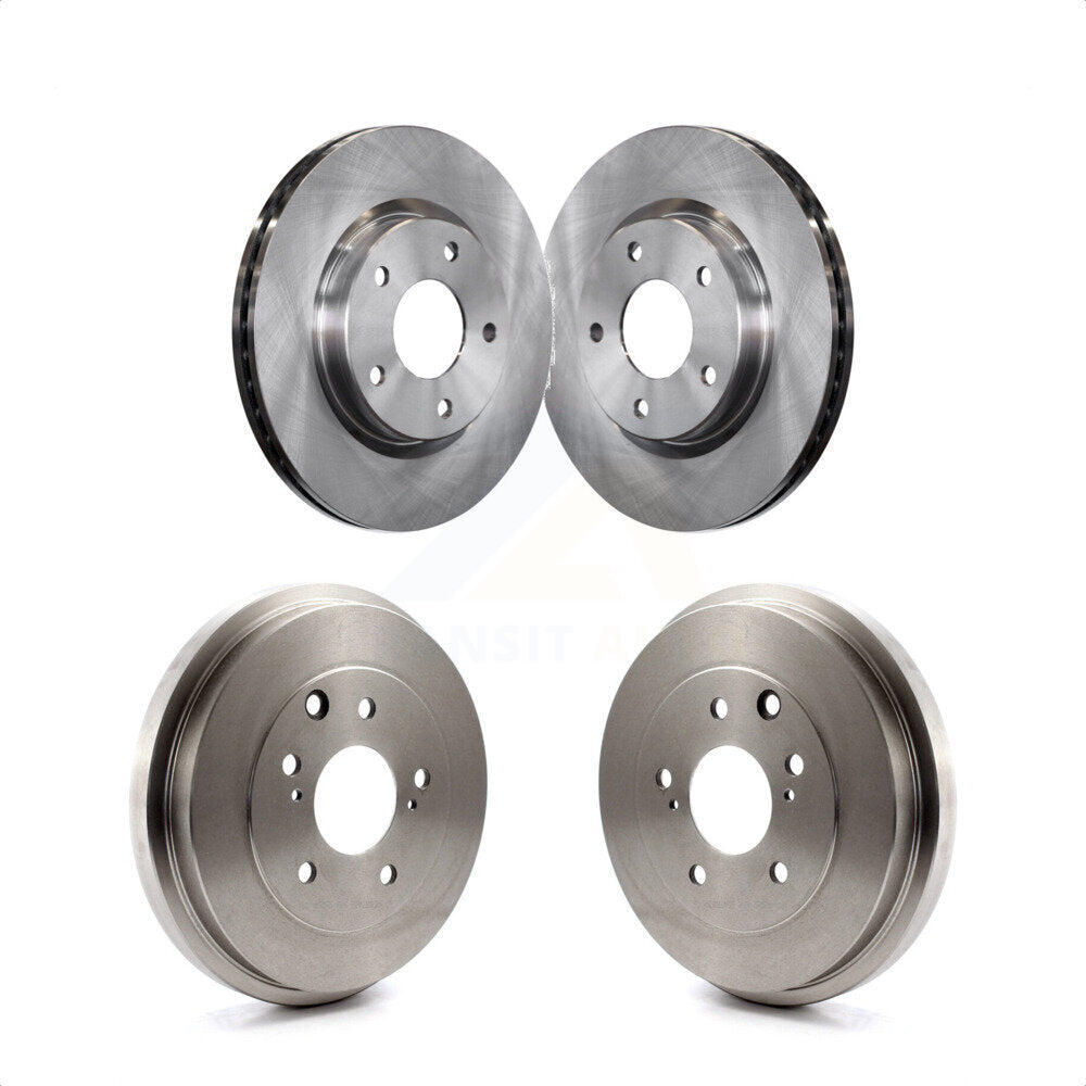 Front Rear Disc Brake Rotors Drums Kit For Nissan Sentra K8-102158