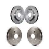 Front Rear Disc Brake Rotors Drums Kit For Nissan Sentra K8-102158