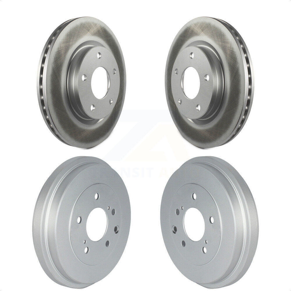 Front Rear Disc Brake Rotors Drums Kit For Nissan Sentra KG-101496