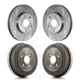 Front Rear Disc Brake Rotors Drums Kit For Toyota Camry Solara K8-101990