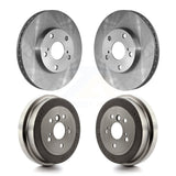 Front Rear Disc Brake Rotors Drums Kit For Toyota Camry Solara K8-102076
