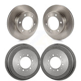 Front Rear Disc Brake Rotors Drums Kit For Toyota Tacoma 4Runner K8-102063
