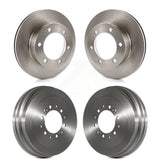 Front Rear Disc Brake Rotors Drums Kit For Toyota Tacoma 4Runner K8-102067