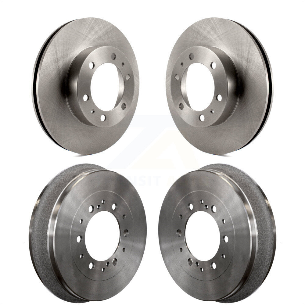 Front Rear Disc Brake Rotors Drums Kit For Toyota Tacoma K8-102108