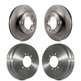 Front Rear Disc Brake Rotors Drums Kit For Toyota Tundra K8-102149