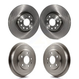 Front Rear Disc Brake Rotors Drums Kit For Volkswagen Jetta Beetle With 312mm Diameter Rotor K8-102123