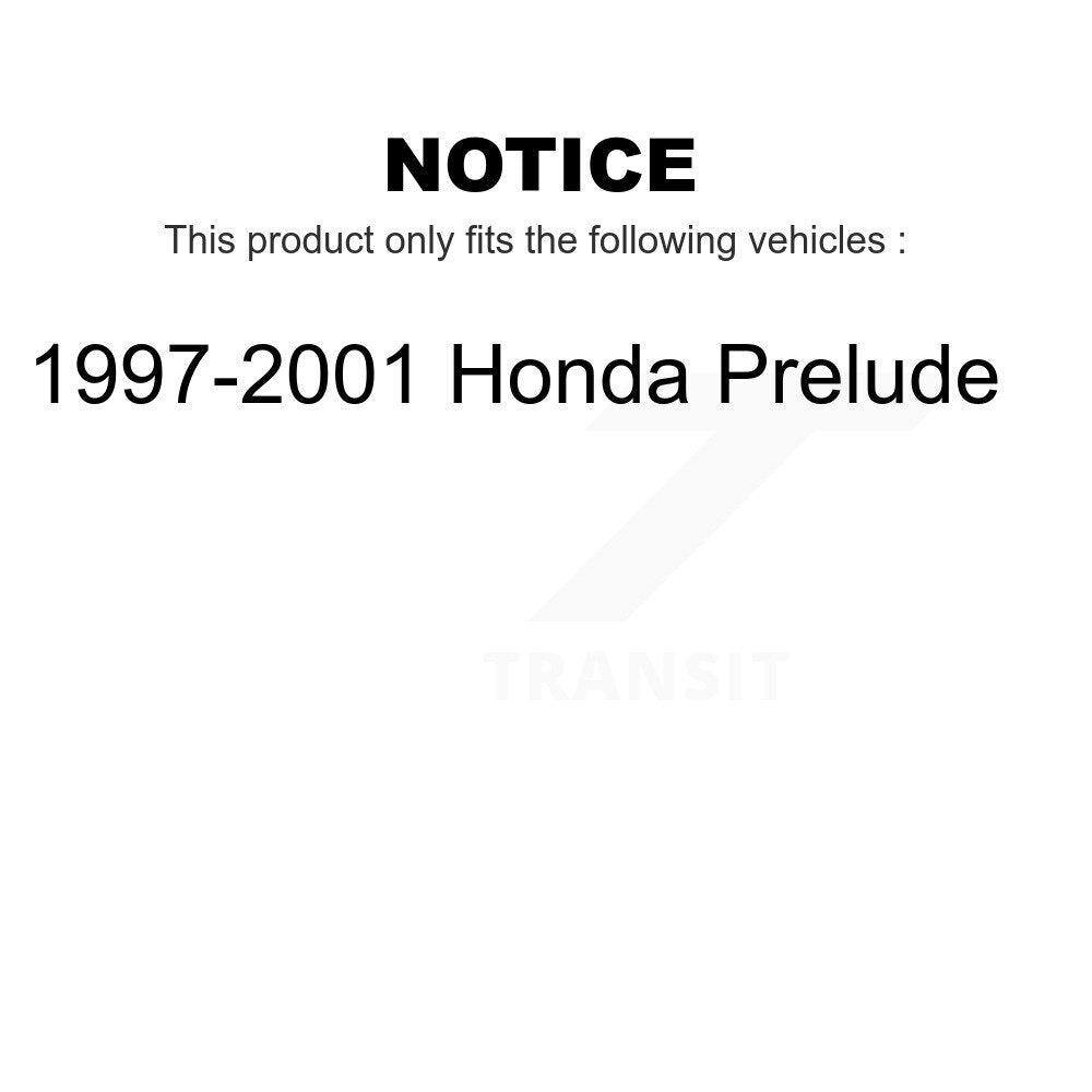 Front Rear Disc Brake Rotors Kit For 1997-2001 Honda Prelude K8-101227