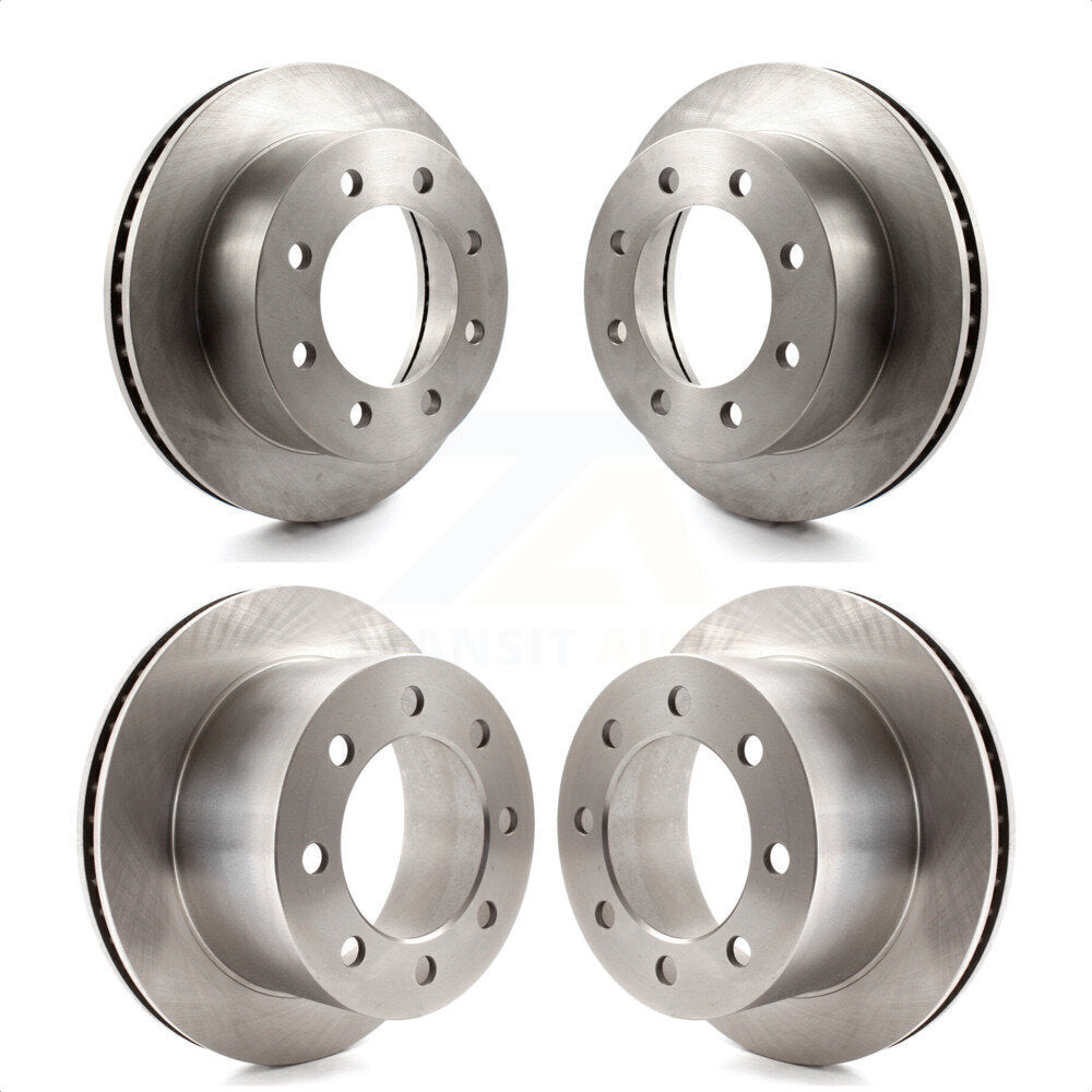 Front Rear Disc Brake Rotors Kit For 2000-2002 Dodge Ram 2500 3500 K8-101173