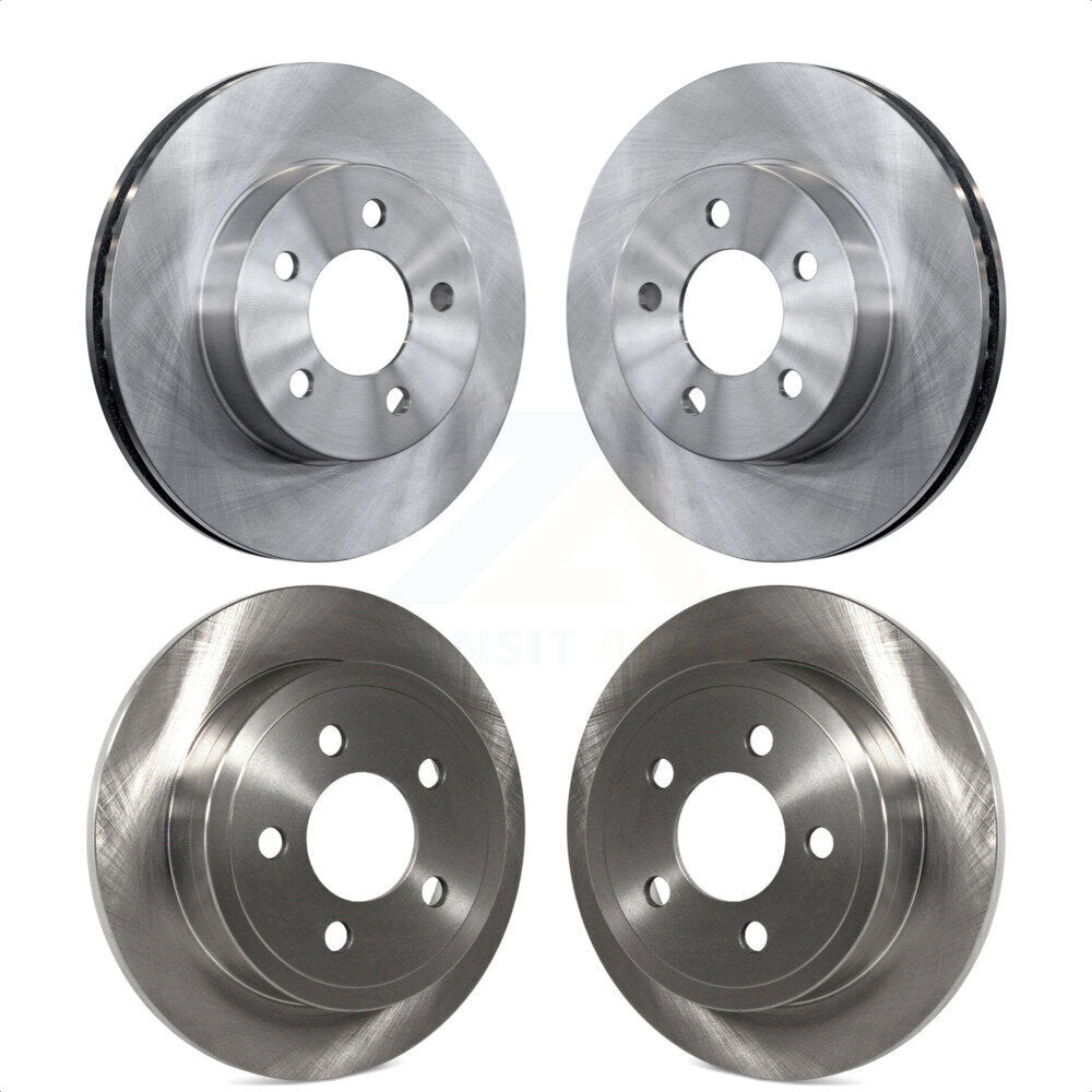 Front Rear Disc Brake Rotors Kit For 2003-2007 Jeep Liberty K8-101179
