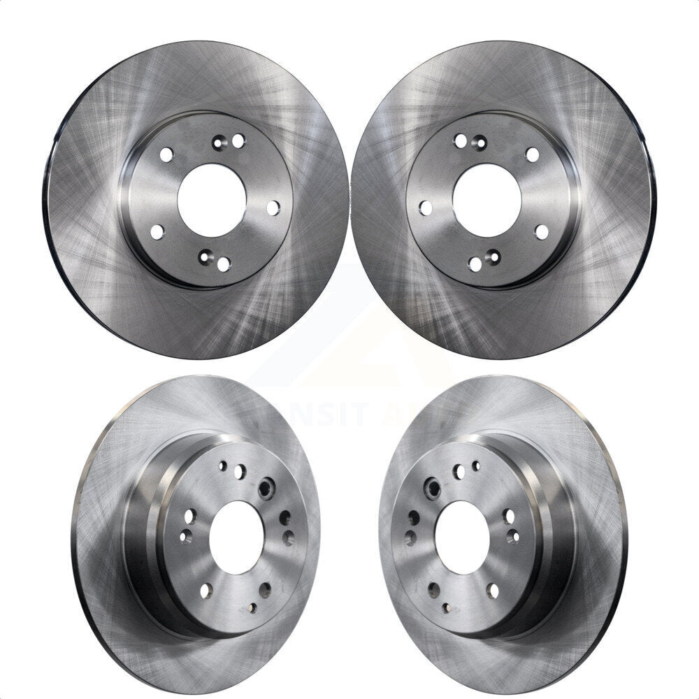 Front Rear Disc Brake Rotors Kit For 2003-2011 Honda Element K8-101270