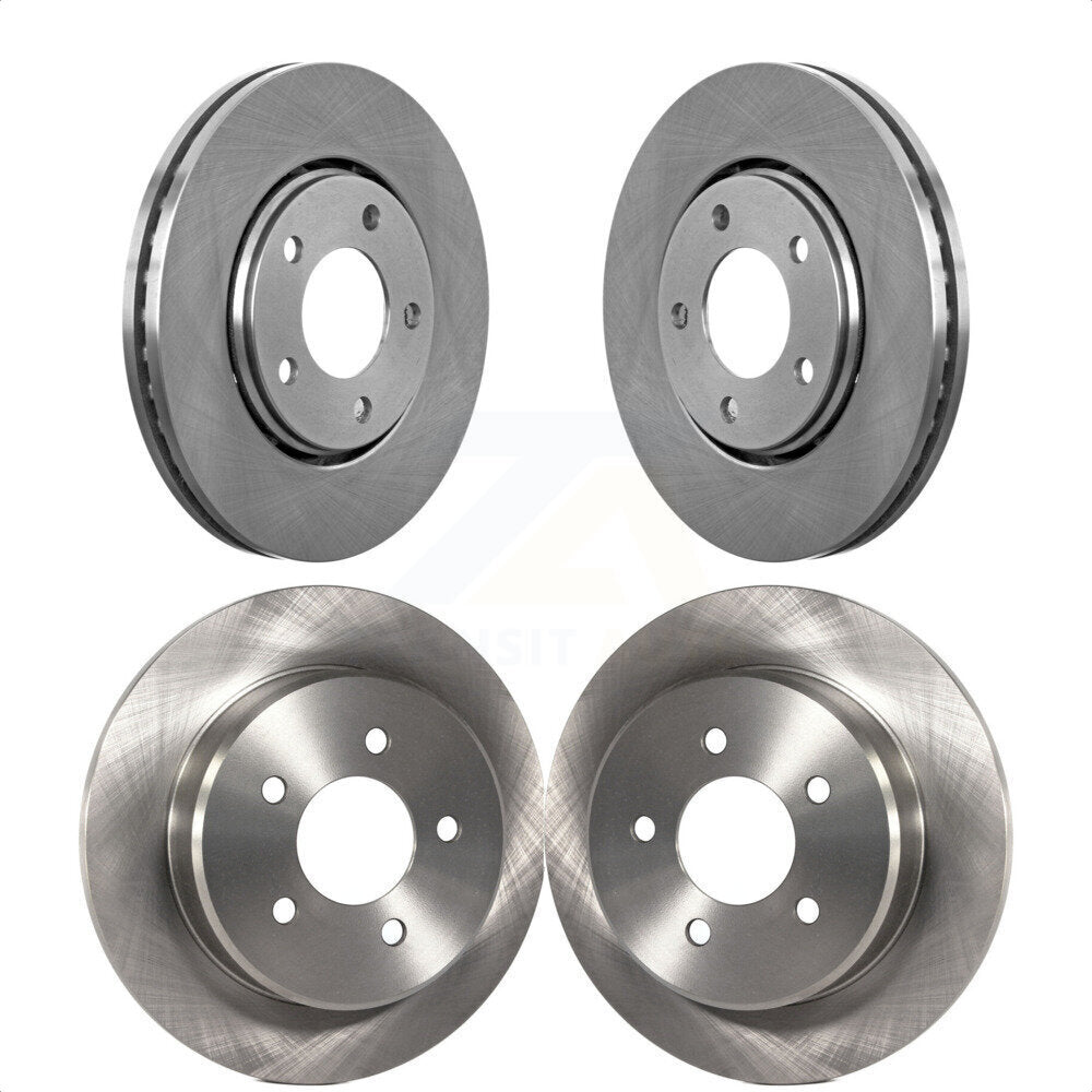 Front Rear Disc Brake Rotors Kit For 2003 Chrysler Voyager 4-Wheel ABS K8-101180