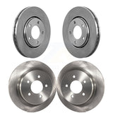 Front Rear Disc Brake Rotors Kit For 2003 Chrysler Voyager 4-Wheel ABS K8-101180