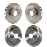 Front Rear Disc Brake Rotors Kit For 2004-2008 2010-2011 Mitsubishi Endeavor K8-101364