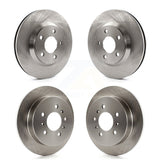Front Rear Disc Brake Rotors Kit For 2005-2005 Chevrolet Impala Monte Carlo From Chassis/VIN #59143076 K8-101810