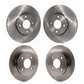 Front Rear Disc Brake Rotors Kit For 2005-2007 Ford Focus rear brakes K8-101120