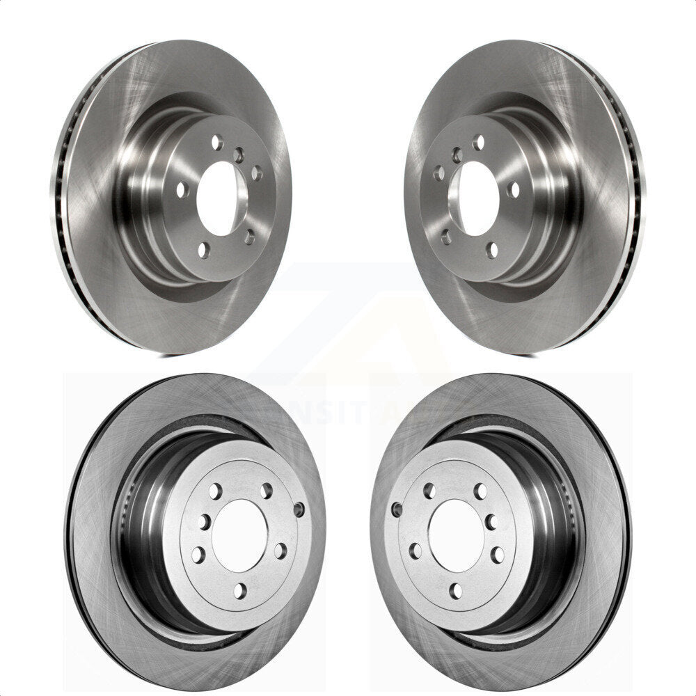 Front Rear Disc Brake Rotors Kit For 2006-2009 Land Rover Range Naturally Aspirated K8-101484
