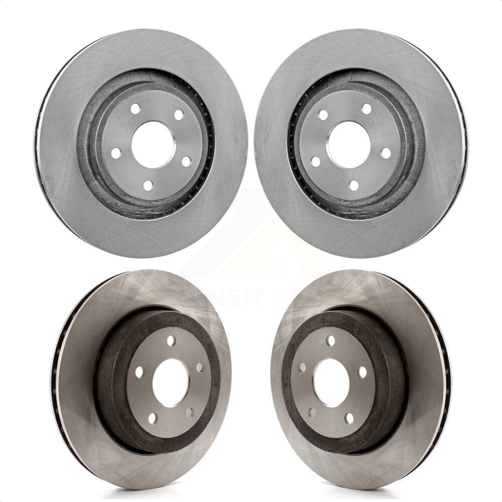 Front Rear Disc Brake Rotors Kit For 2006-2010 Jeep Grand Cherokee SRT8 K8-101196