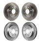 Front Rear Disc Brake Rotors Kit For 2006 Chevrolet Express 2500 GAS engine With 6 Lug Wheels K8-100982