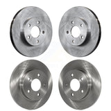 Front Rear Disc Brake Rotors Kit For 2007-2010 Pontiac G5 With Drum Brakes K8-101029