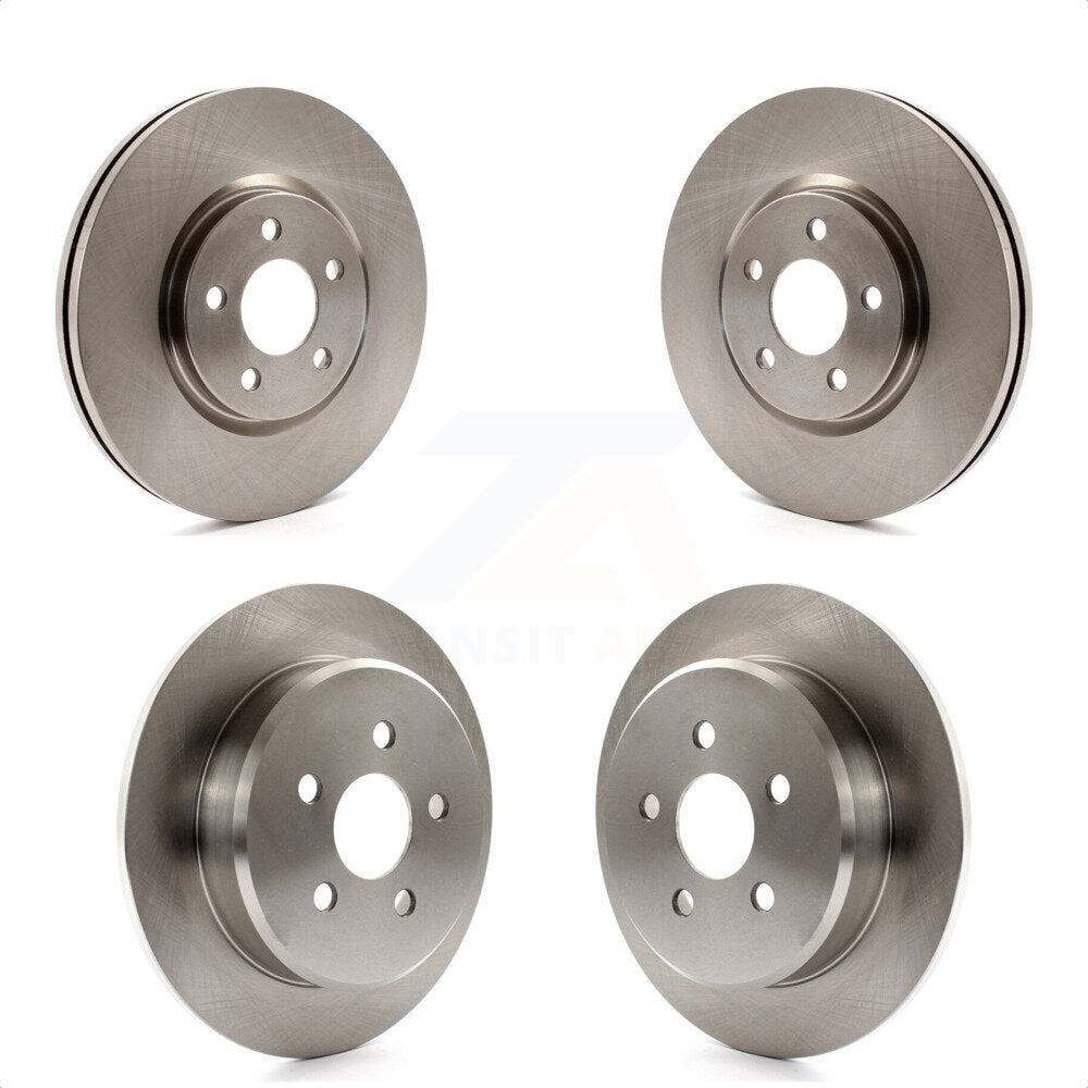 Front Rear Disc Brake Rotors Kit For 2007 Chrysler PT Cruiser Turbocharged K8-101185