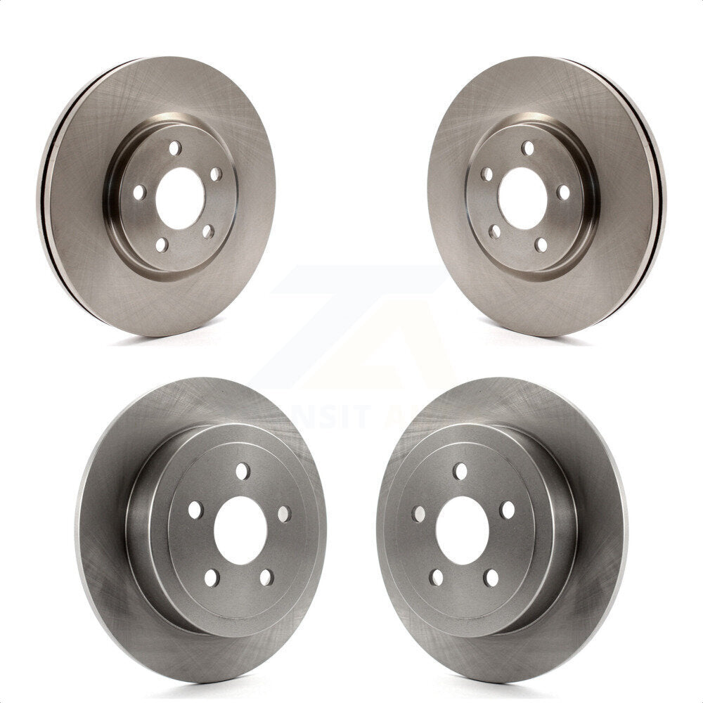 Front Rear Disc Brake Rotors Kit For 2008-2009 Chrysler PT Cruiser Turbocharged K8-101184