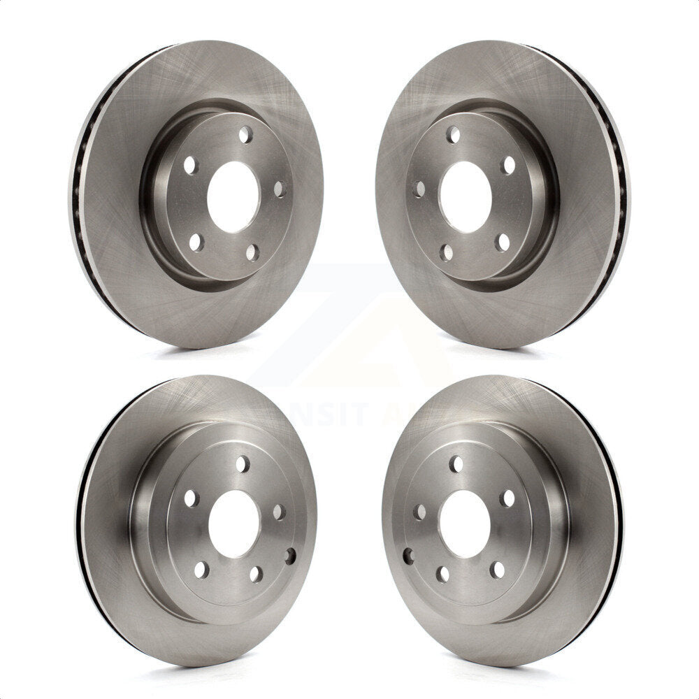 Front Rear Disc Brake Rotors Kit For 2008-2009 Pontiac G8 Base K8-101042