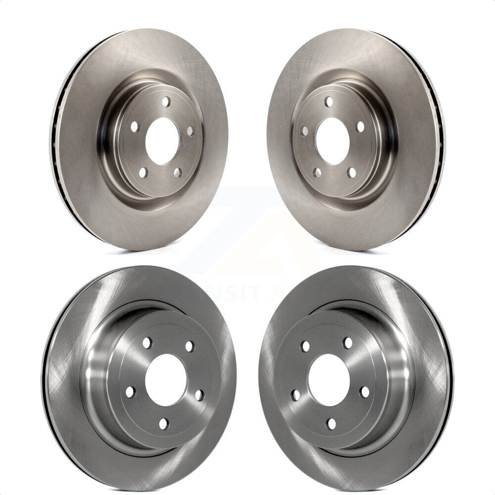 Front Rear Disc Brake Rotors Kit For 2008-2010 Chevrolet Cobalt SS K8-101054