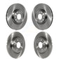 Front Rear Disc Brake Rotors Kit For 2009 Audi A4 Quattro Convertible With 300mm Diameter Rotor K8-102283