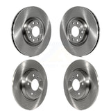 Front Rear Disc Brake Rotors Kit For 2009 Audi A4 Quattro Convertible With 300mm Diameter Rotor K8-102283