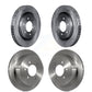 Front Rear Disc Brake Rotors Kit For 2010-2011 Ford F-150 With 6 Lug Wheels K8-101127
