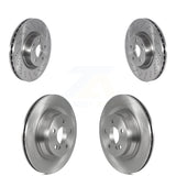 Front Rear Disc Brake Rotors Kit For 2010-2011 Mercedes-Benz E550 With 320mm Diameter Rotor K8-102289