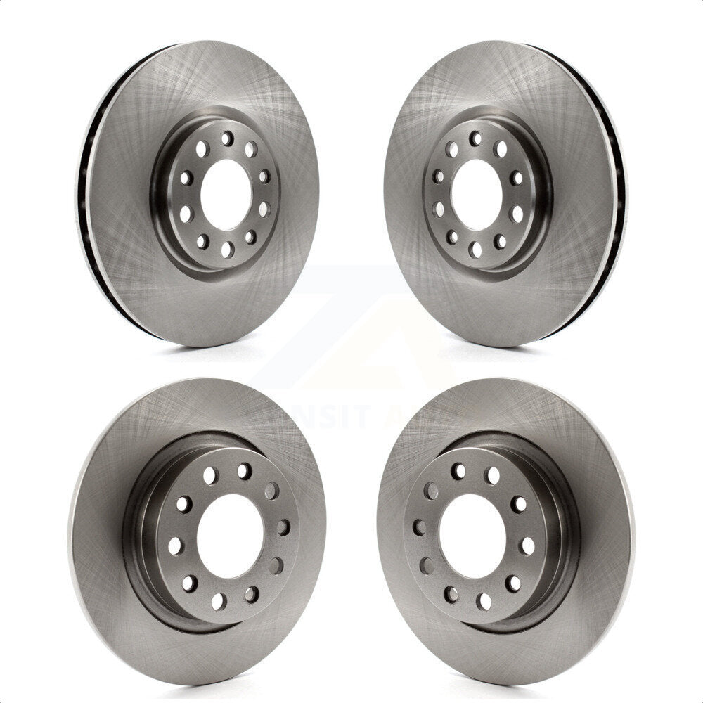 Front Rear Disc Brake Rotors Kit For 2013-2016 Dodge Dart K8-101217