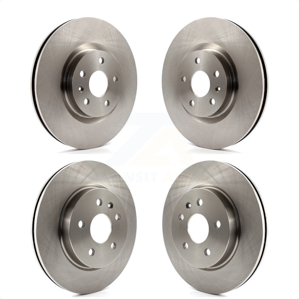 Front Rear Disc Brake Rotors Kit For 2013-2019 Cadillac XTS Without Heavy Duty Brakes K8-101039