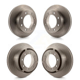 Front Rear Disc Brake Rotors Kit For 2013 Ford F-350 Super Duty 4WD With Dual Wheels K8-101123