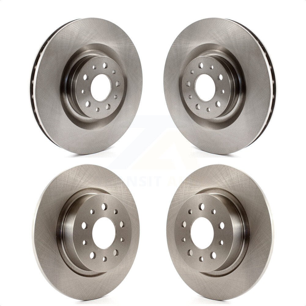 Front Rear Disc Brake Rotors Kit For 2014-2020 Fiat 500L K8-101224
