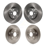 Front Rear Disc Brake Rotors Kit For 2014 Toyota Matrix With 279mm Diameter Rotor K8-101517