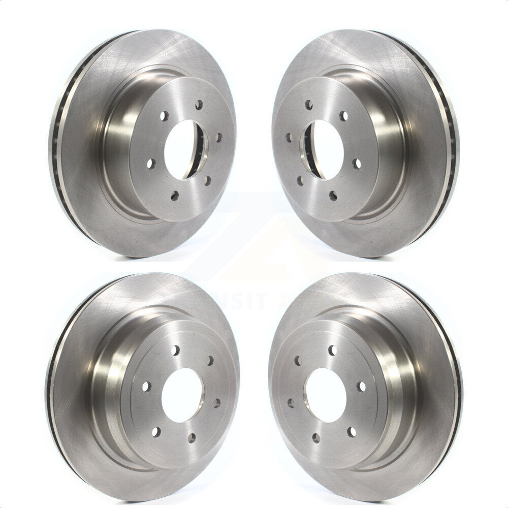 Front Rear Disc Brake Rotors Kit For 2016-2022 Nissan TITAN XD K8-101713