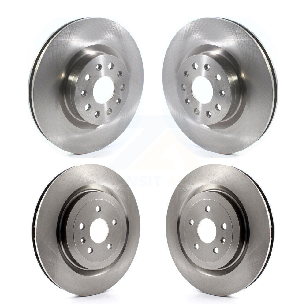 Front Rear Disc Brake Rotors Kit For 2017-2019 Chevrolet Camaro Cadillac CTS K8-101665