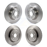 Front Rear Disc Brake Rotors Kit For 2017-2019 Chevrolet Camaro Cadillac CTS K8-101665