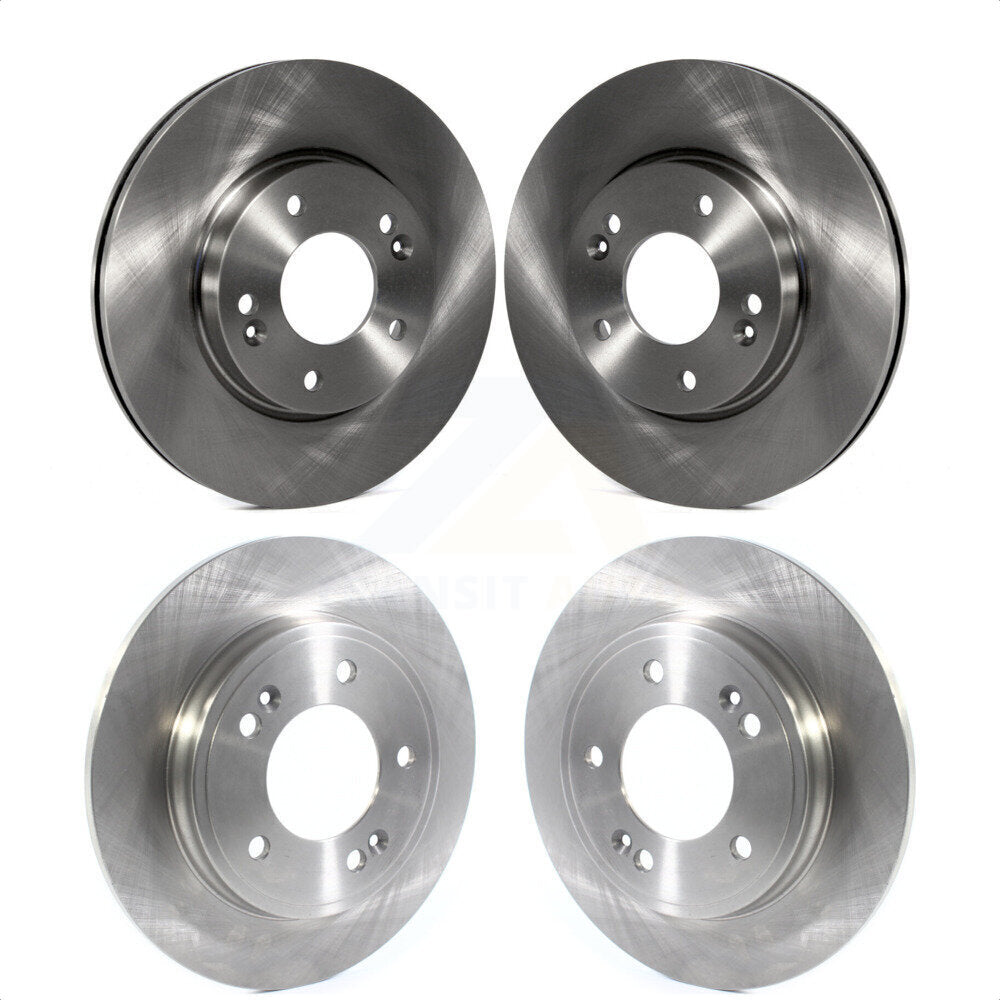 Front Rear Disc Brake Rotors Kit For 2019-2021 Hyundai Veloster Naturally Aspirated K8-101701