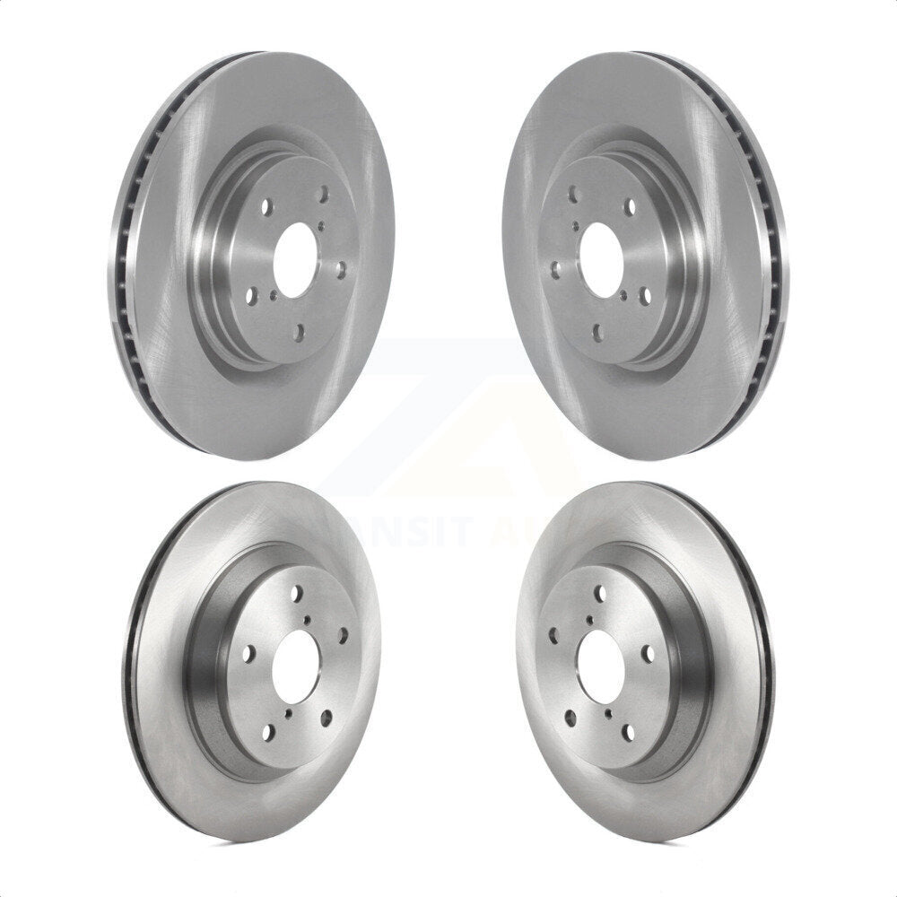 Front Rear Disc Brake Rotors Kit For 2019-2021 Subaru Forester With 316mm Diameter Rotor K8-102285