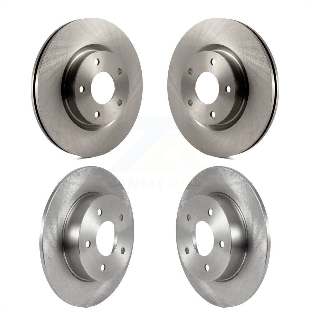 Front Rear Disc Brake Rotors Kit For 2019-2022 Nissan Altima With Power Operated Parking K8-102271